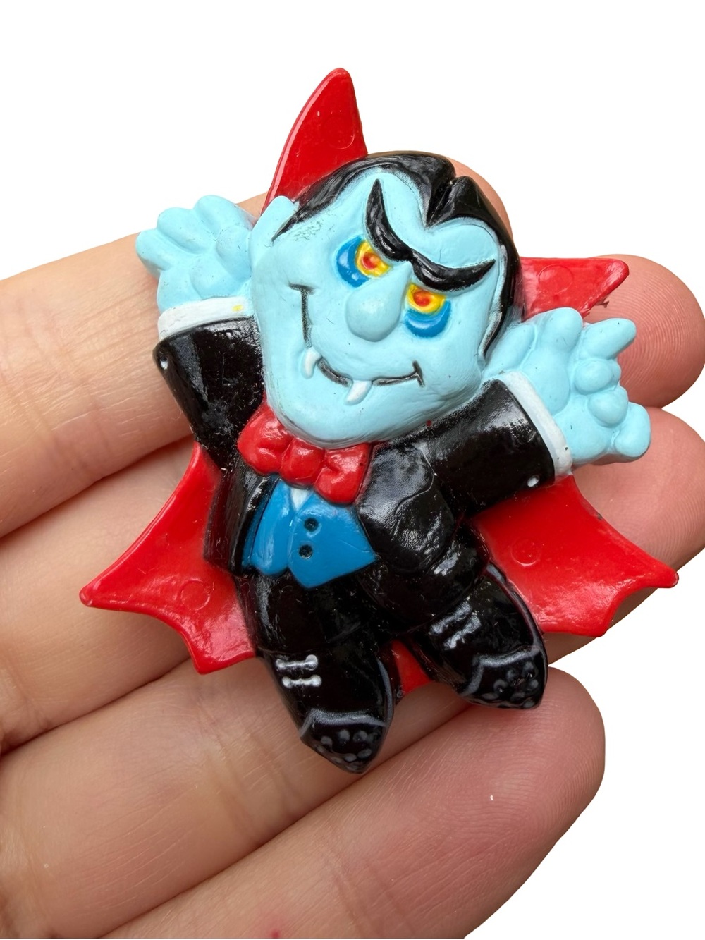 Vintage Hallmark Vampire Brooch Halloween Pin Dracula Brooch